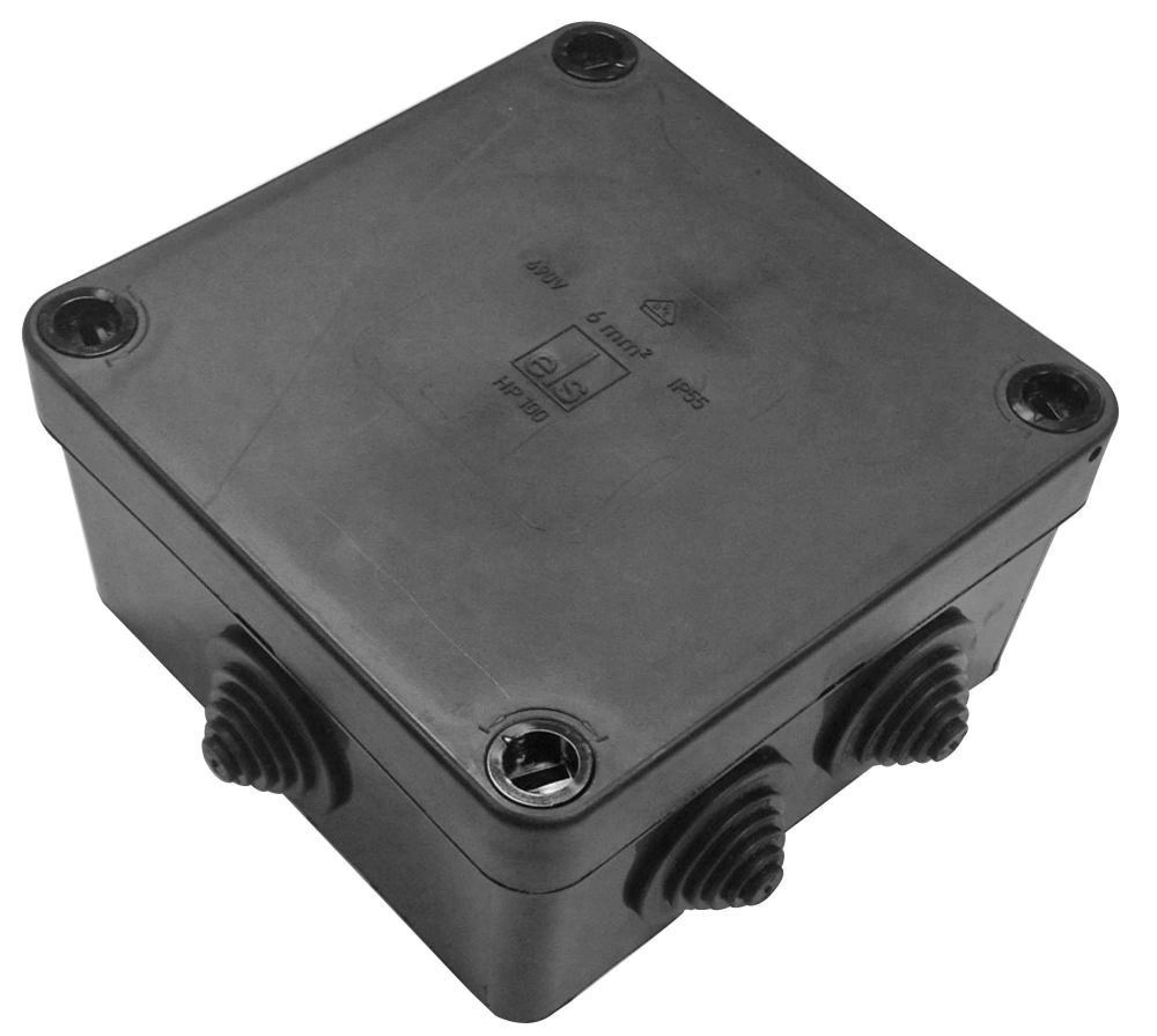 SPELSBERG - Black IP55 Junction Box without Terminals
