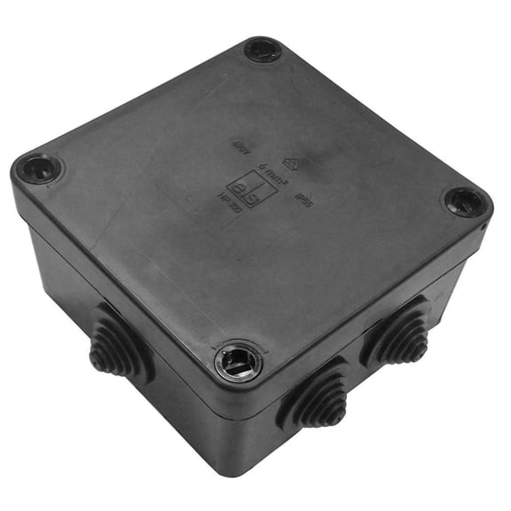 SPELSBERG - Black IP55 Junction Box without Terminals