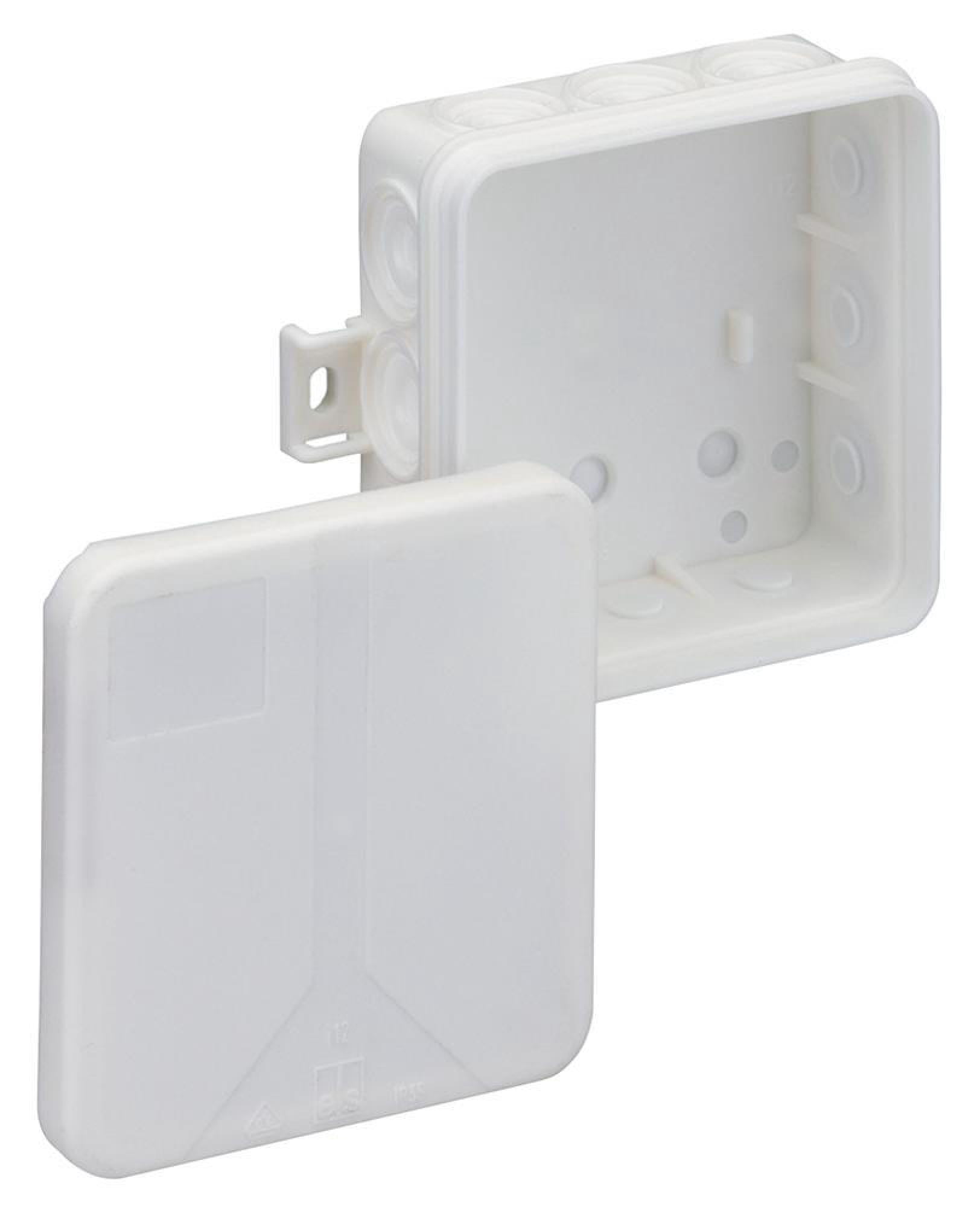 SPELSBERG - IP55 Junction Box, White, 85x85x37mm