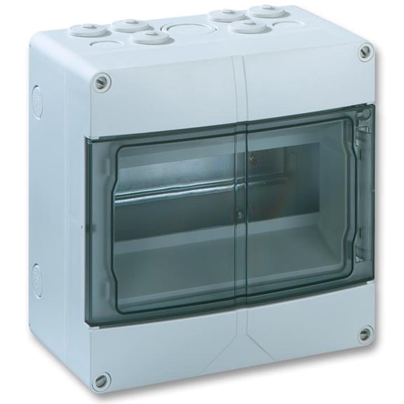 SPELSBERG - IP65 Polystyrene 9 Way Distribution Box, 200x200x122mm (LxWxH)