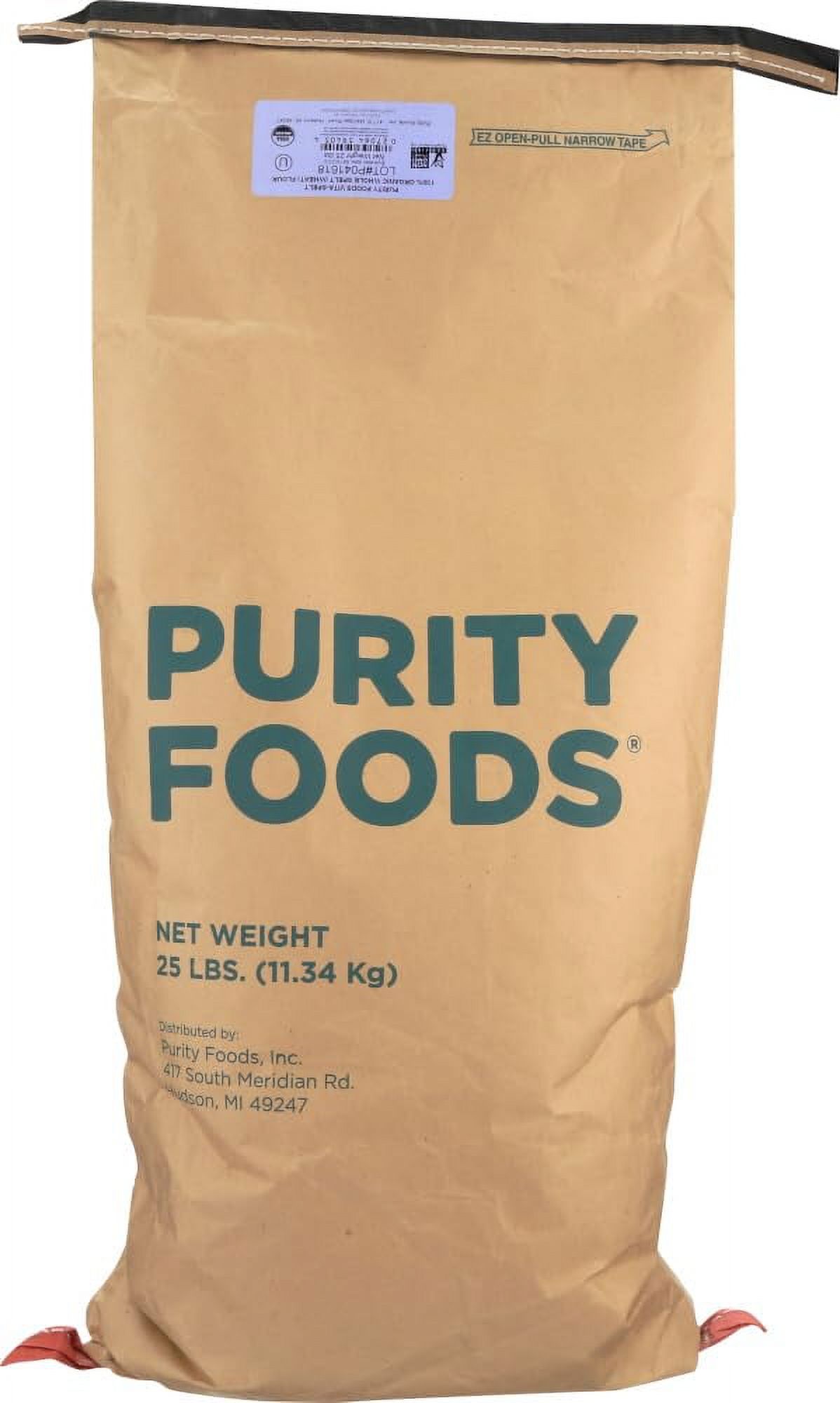 SPELT FLOUR WHOLE GRAIN ORG 25 LB