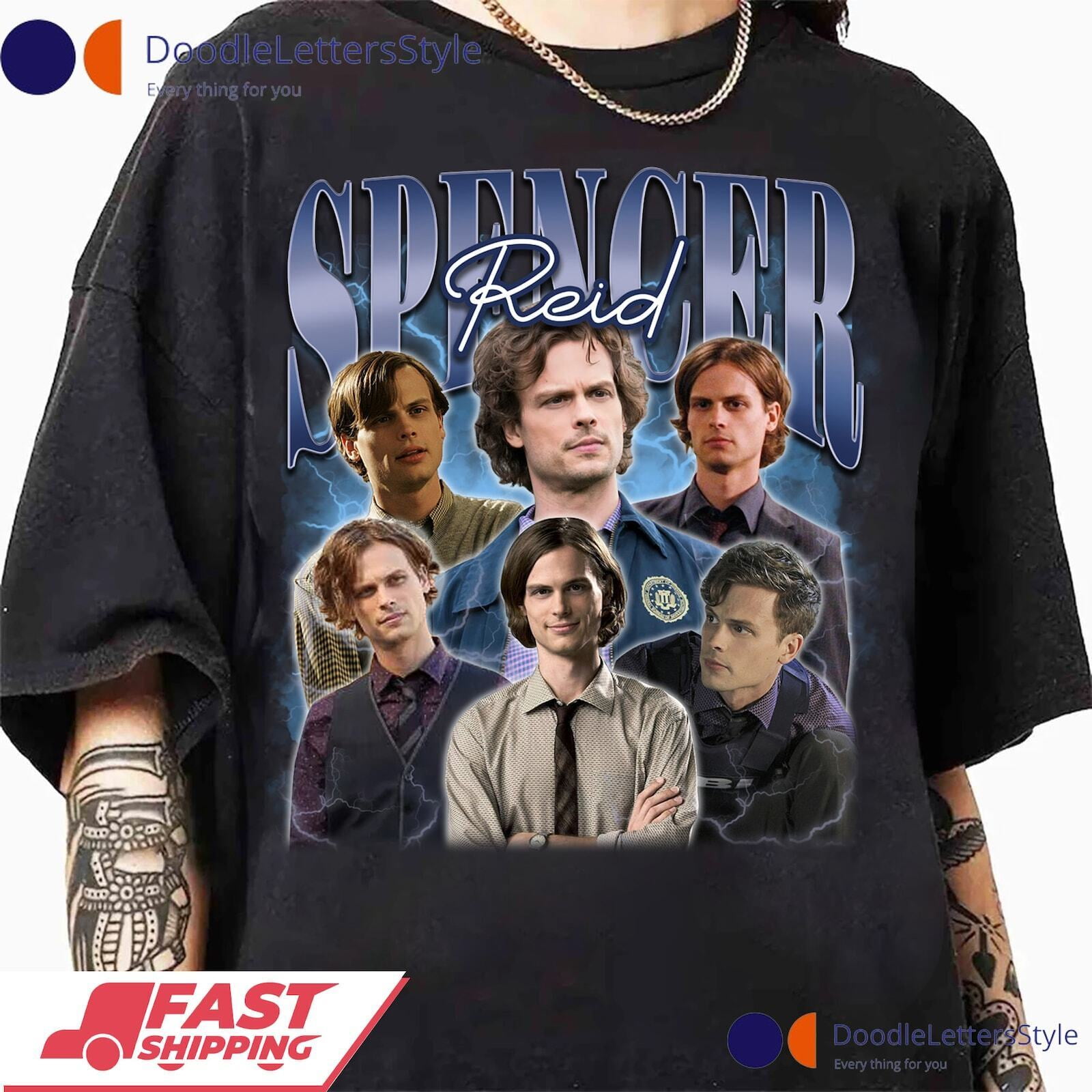 SPENCER REID Matthew Gray Gubler TShirt, Spencer Reid TShirt