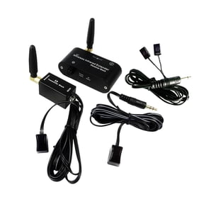 SPENFiLY Remote Control Wireless Repeater-Dual Eye IR Emitter Remote Repeater System Kit WL-E2