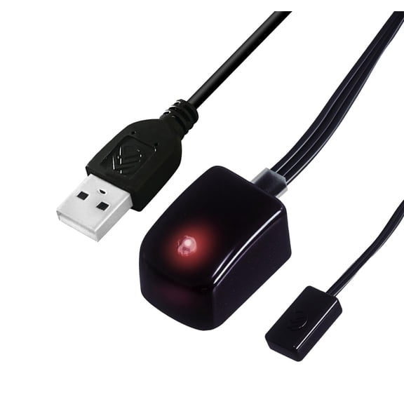 SPENFiLY USB Powered Infrared Remote Control Extender SUA Universal IR Blaster Emitter with Receiver Up to 25FT Signal Range, Control 1 Device
