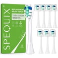 thumbnail image 1 of SPEQUIX Replacement Toothbrush Heads Compatible with Philips Sonicare Click-On Handles, Electric Toothbrush Replacement Heads Soft Bristles for Plaque Control, 8 Pack, 1 of 8