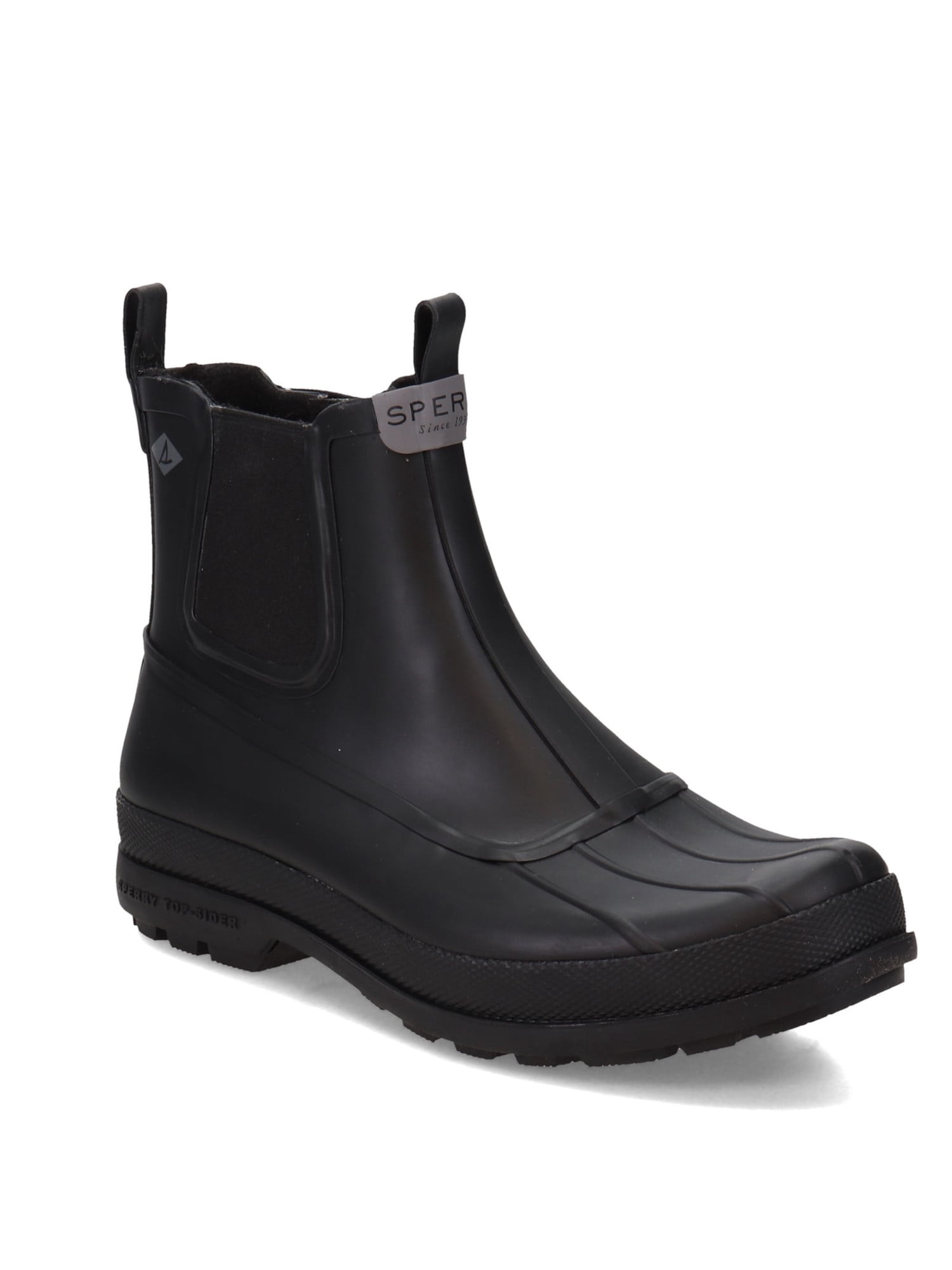 Sperry MT-SIDER Chelsea Boot Men\'s 11 M Black Waterproof‎ Leather NIB Tour Moc Mid Top Sneaker Black | Sperry main image 3