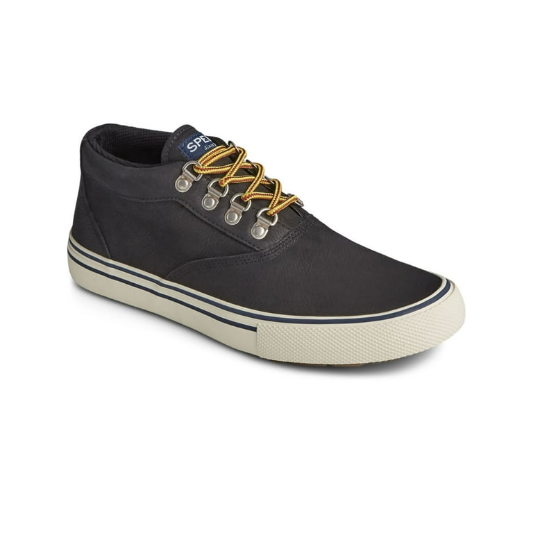 SPERRY Mens Black Water Resistant Striper Storm Round Toe Lace Up Leather Chukka Boots 10.5 M Walmart