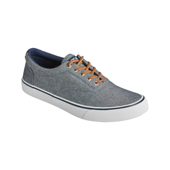 SPERRY Mens Navy Denim Padded Striper Ii Round Toe Lace-Up Sneakers Shoes 10.5
