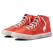 SPERRY X REBECCA MINKOFF HIGH-TOP SNEAKER SIZE 8.5 - ORANGE