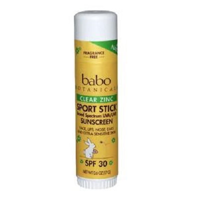 SPF 30 Clear Zinc Sport Stick Sunscreen, Fragrance Free