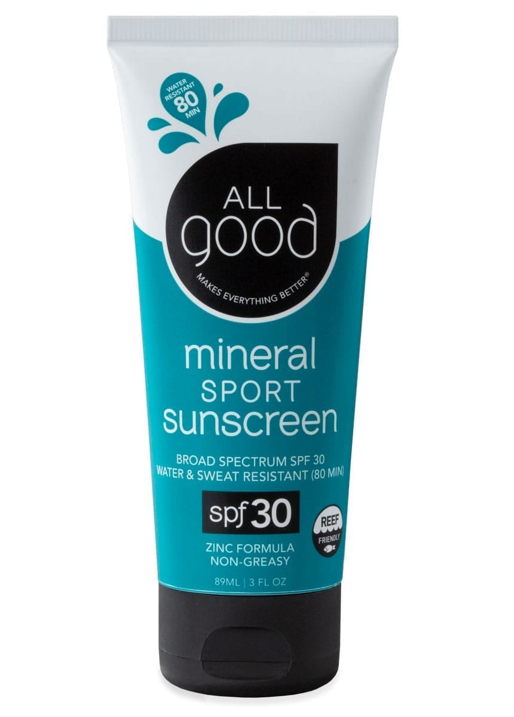 SPF 30 Sport Mineral Sunscreen Lotion, 3 oz. | Products | All Good