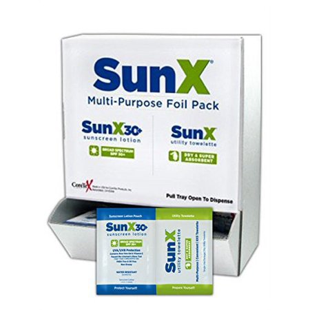 SPF 30 Sunscreen Towelettes