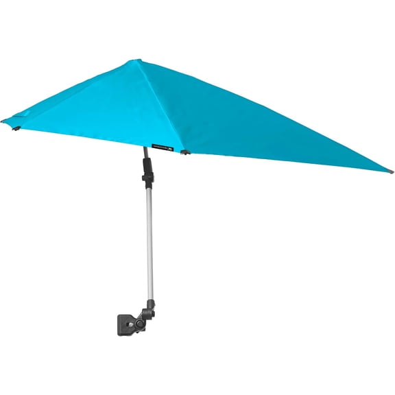 SPF 50+ Adjustable Versa-Brella Umbrella, Universal Clamp Mount Portable Sun Shade Umbrella, Outdoor UV Shield Sun Protection Gear
