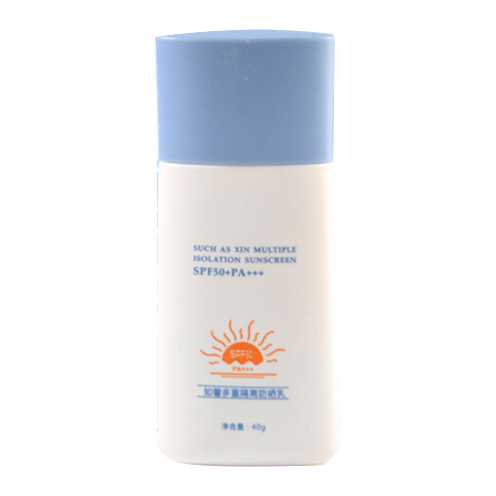 SPF 50 Sunscreen Face Lotion UVA UVB Protection Oil Free Water Resistant Sun Block 40ml