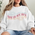 thumbnail image 1 of SPF Is My BFF Sweatshirt, Dermatology Gift Tee, Skin Care Shirt, Dermatologist Tee, Skincare Lover Gift, 1 of 4