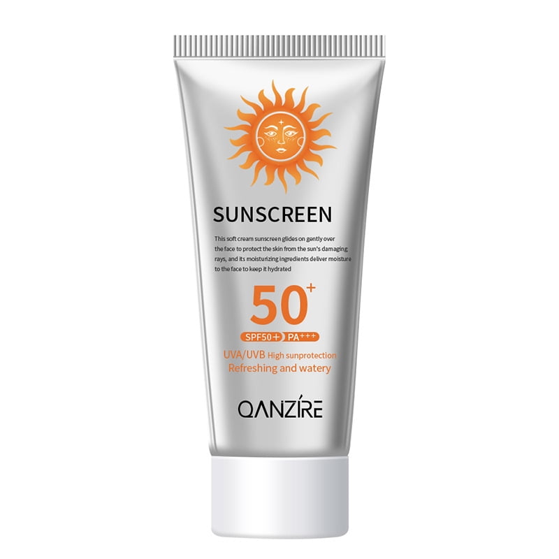 SPF50+ highpower moisturizing sunscreen lotion; whitens and brightens
