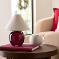 thumbnail image 1 of Better Homes & Gardens 9.5" Crimson Dome Rechargeable LED Portable Lamp with Dimmable Touch Sensor, 1 of 8