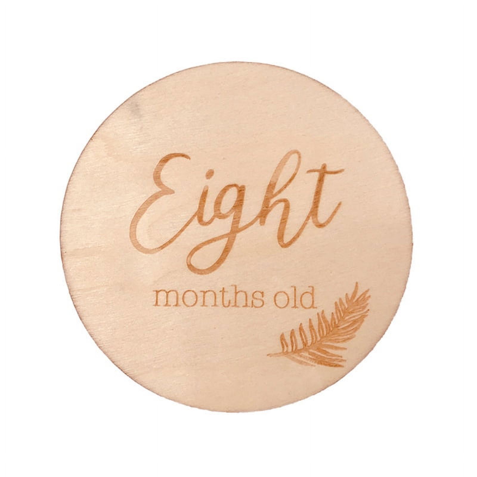 SPHET Wooden Baby Milestone Cards Newborn Baby Birth Monthly Growth ...