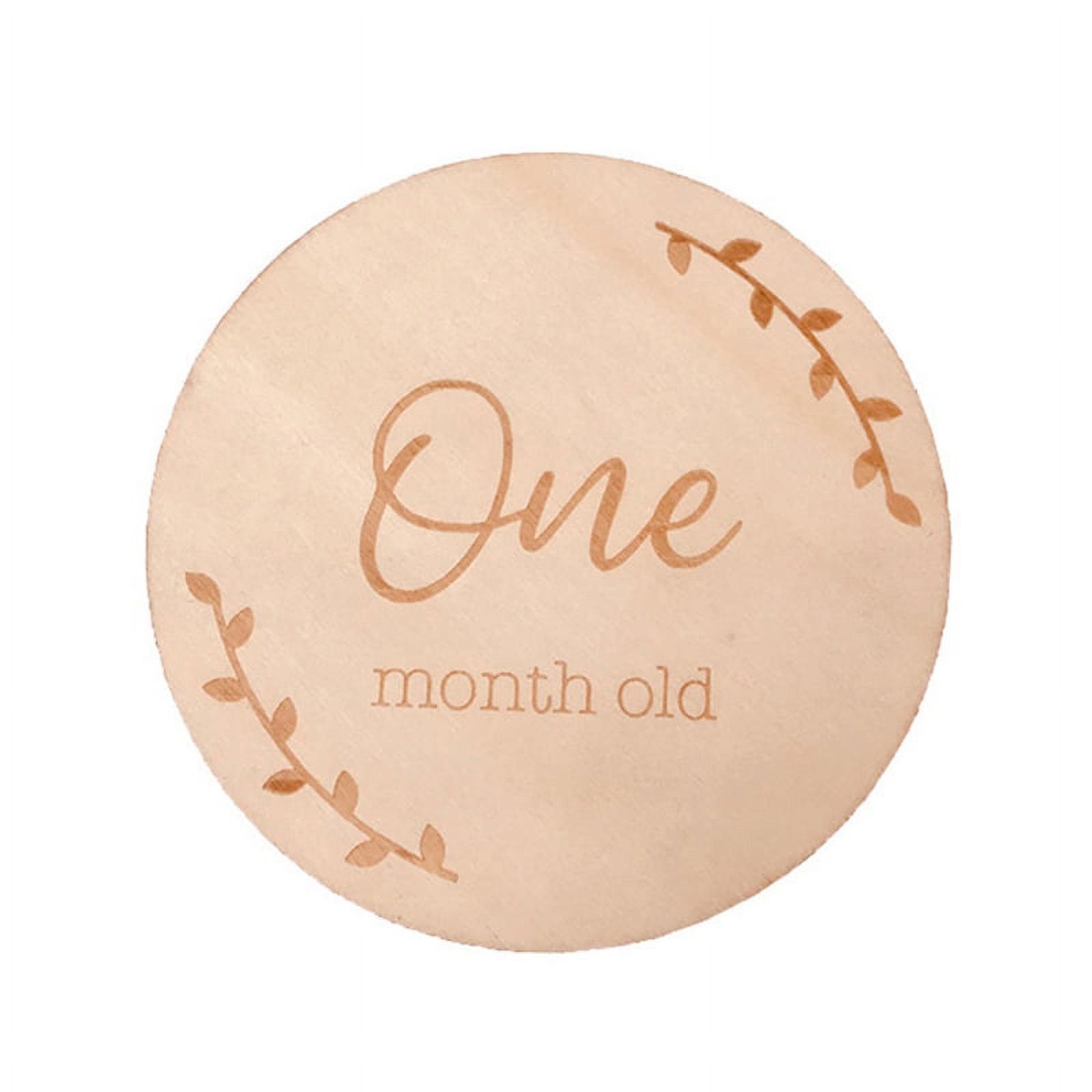 SPHET Wooden Baby Milestone Cards Newborn Baby Birth Monthly Growth ...