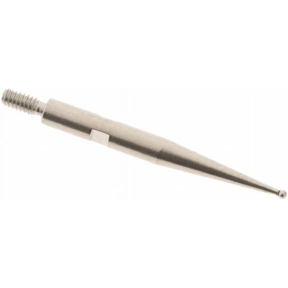 SPI 0.8mm Ball Diam, Steel, Ball Test Indicator Contact Point 0.812" Contact Point Length, Use with Interapid Test Indicators