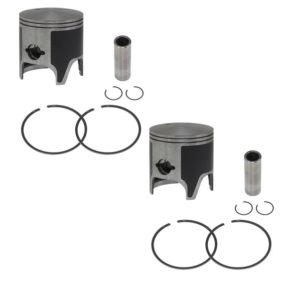 SPI, 09-813-02, 2 Piston Kits for Yamaha many Phazer & Venture 480 & 500 - .020 Over Bore 72.5mm