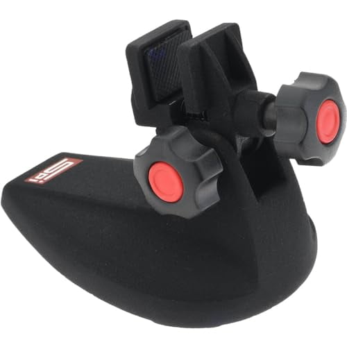 SPI 12-460-2 Cast Iron Micrometer Stand with Padded Jaws, fits 0.5" to 4" Micrometers