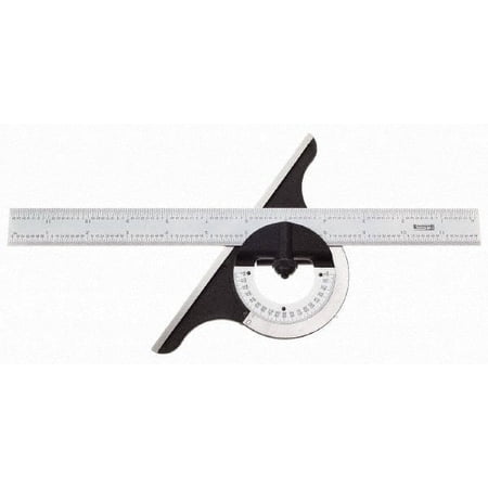 SPI 12 Inch Long Blade, 180° Max Measurement, Bevel Protractor