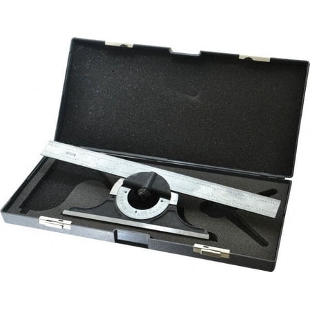 SPI 12 Inch Long Blade, 180° Max Measurement, Bevel Protractor