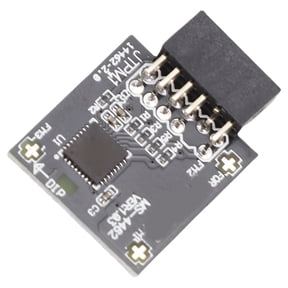 SPI 12Pin TPM2.0 Encryption Security Module for MSI Motherboards, Premium Desktop Trusted Platform Security Chip Windows 10 Compatible (0.98 x 0.79 inches / 25 x 20 mm)