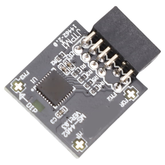 SPI 12Pin TPM2.0 Encryption Security Module for MSI Motherboards, Premium Desktop Trusted Platform Security Chip Windows 10 Compatible (0.98 x 0.79 inches / 25 x 20 mm)