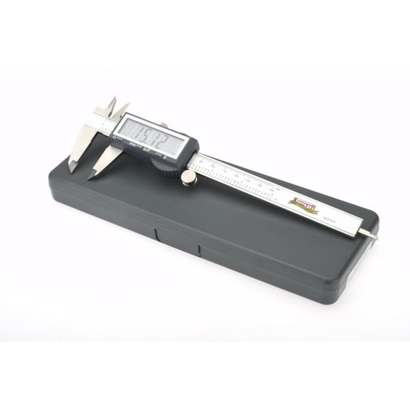 SPI 18-010-9 Digital Caliper with IP54 Protection: 0 to 6 inch (0 to 150 mm) Range