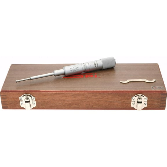 SPI 20-935-3 Mechanical Groove Micrometer, 0.06" - 1.05 Inside, 0" - 1 Outside Measurement Range