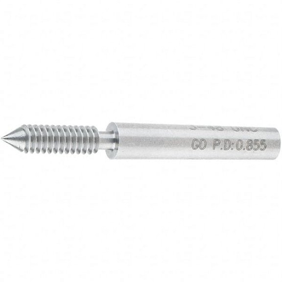 SPI #3-48, Class 2B, 3B, Single End Plug Thread Go Gage Steel, Size 000 Handle Not Included