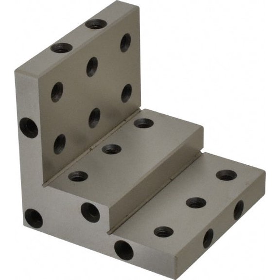 SPI 3" Wide x 3" Deep x 3" High Steel Precision-Ground Angle Plate
