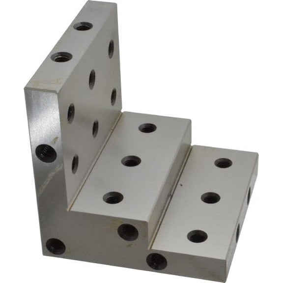 SPI 4" Wide x 4" Deep x 4" High Steel Precision-Ground Angle Plate