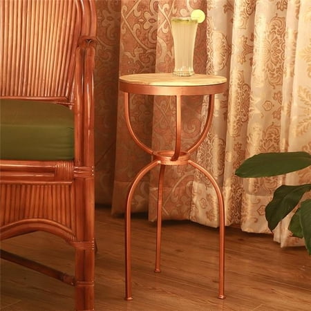 SPI Home 21012 24 x 13 x 13 in. Three Legged End Table