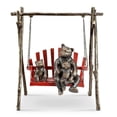 thumbnail image 1 of SPI Home 21108 Bear & Cubs on Porch Swing Garden Sculpture, 1 of 3