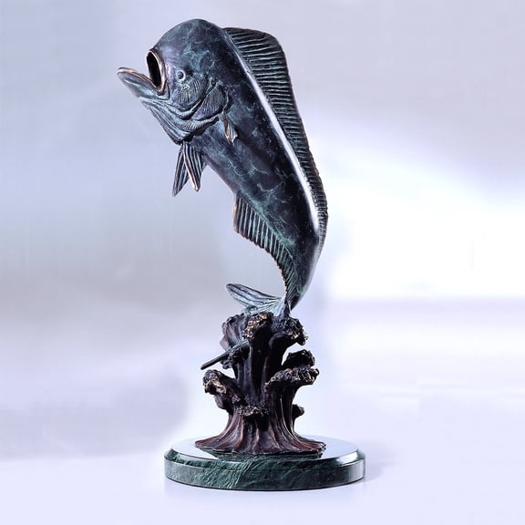 Bull Mahi Mahi Figurine