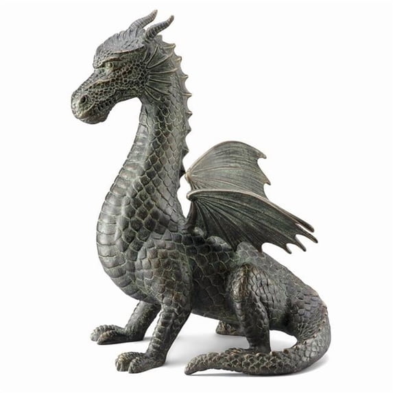 SPI Home 35305 15 x 11 x 11.5 in. Winged Dragon Garden Sculpture