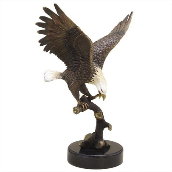 SPI Home Eagle on Branch Sculpture