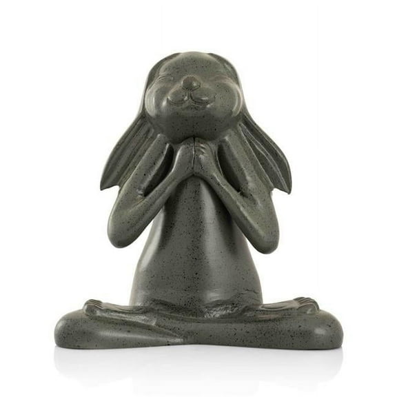 SPI Home Happy Asana Bunny Statue 17.0" x 17.0" x 8.5" 13.5 lbs. Aluminum