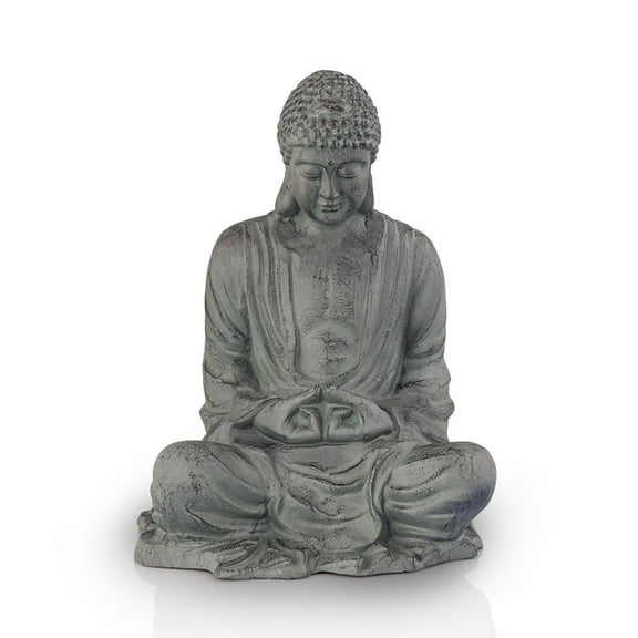 SPI Home Large Cast Aluminum Garden Buddha Statue Indoor / Outdoor