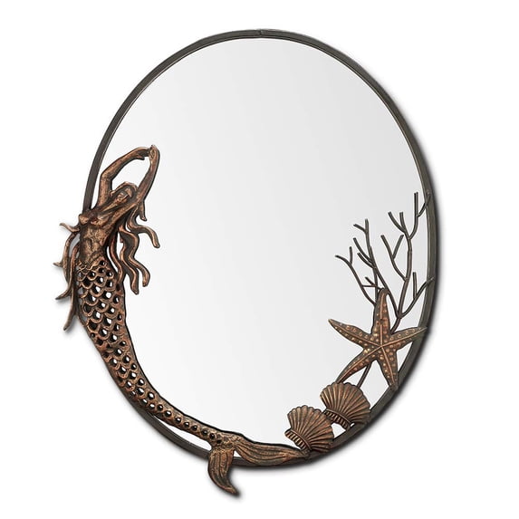 SPI Mermaid Oval Wall Mirror