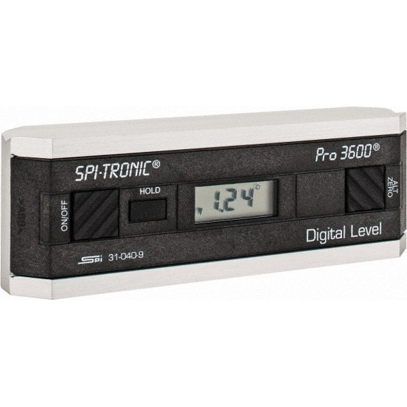 SPI Multiple dg Resolution Digital Combination Protractor and Inclinometer