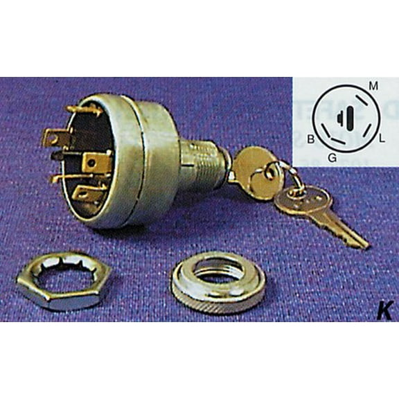 SPI 01-118-25 Manual Ignition Switch-Ski Doo