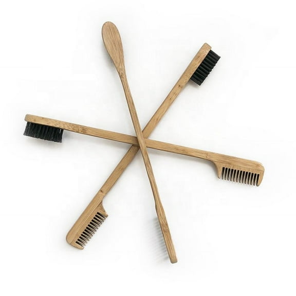 SPI Styles Natural Wood (Essential Oil Infused) Crown/Edge Control Brush Comb Boar Bristle