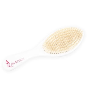 SPI Styles Snowman 360 Pro Wave Brush SOFT Snow White