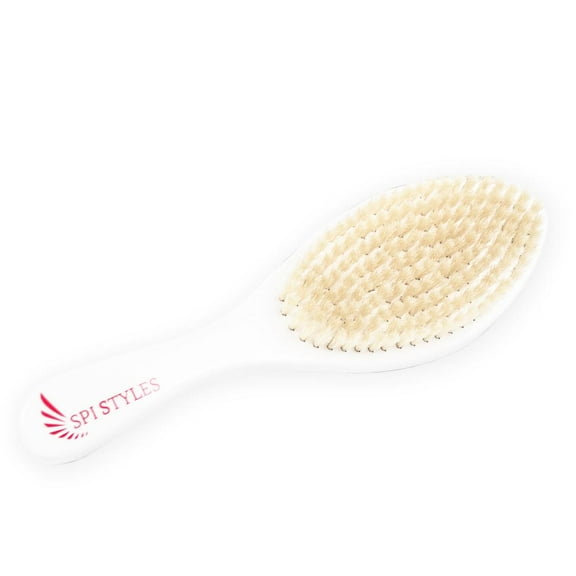 SPI Styles Snowman 360 Pro Wave Brush SOFT Snow White