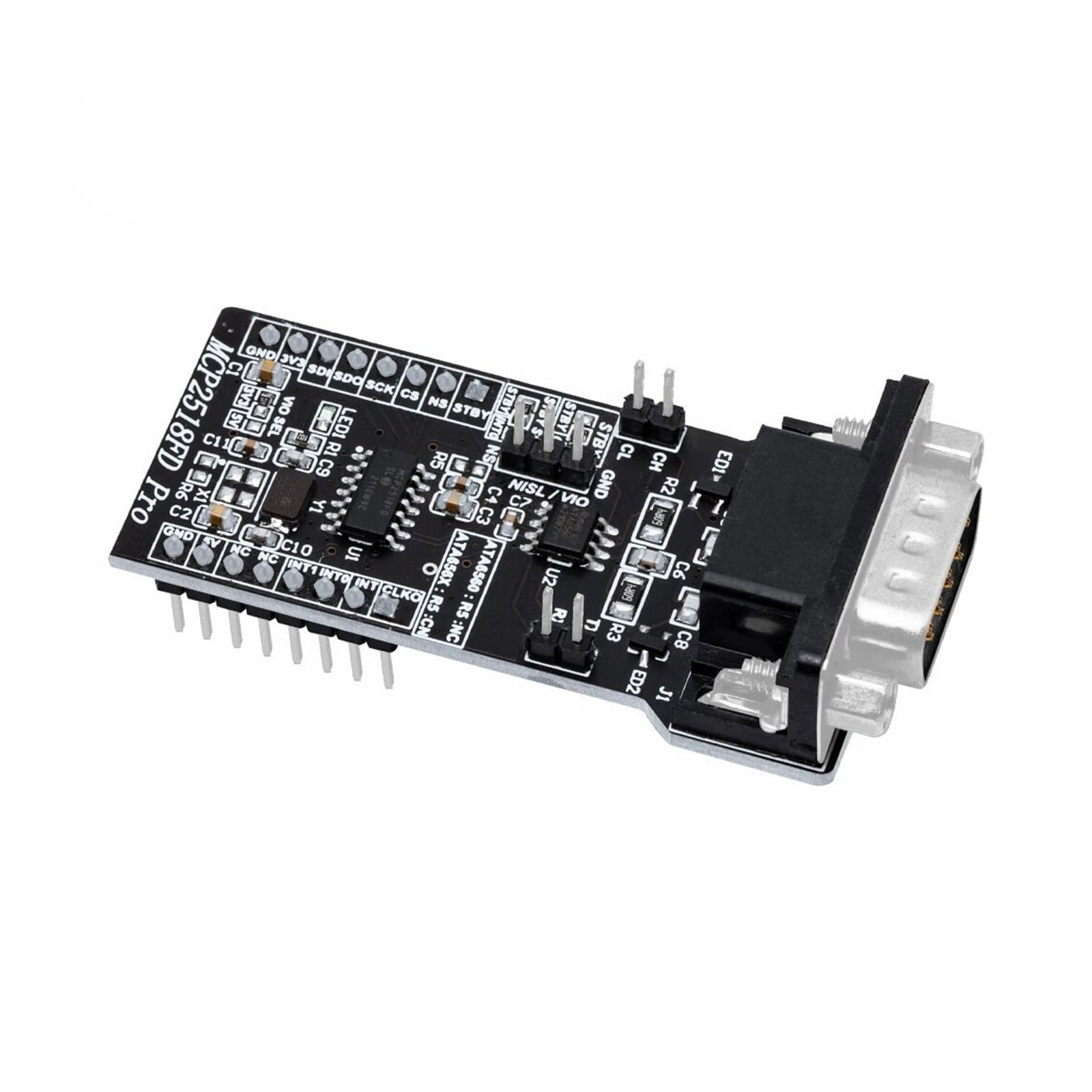 Fd Module SPI to CANFD Module MCP2518FD Module Bus Transmitter Receiver ATA6560 ...