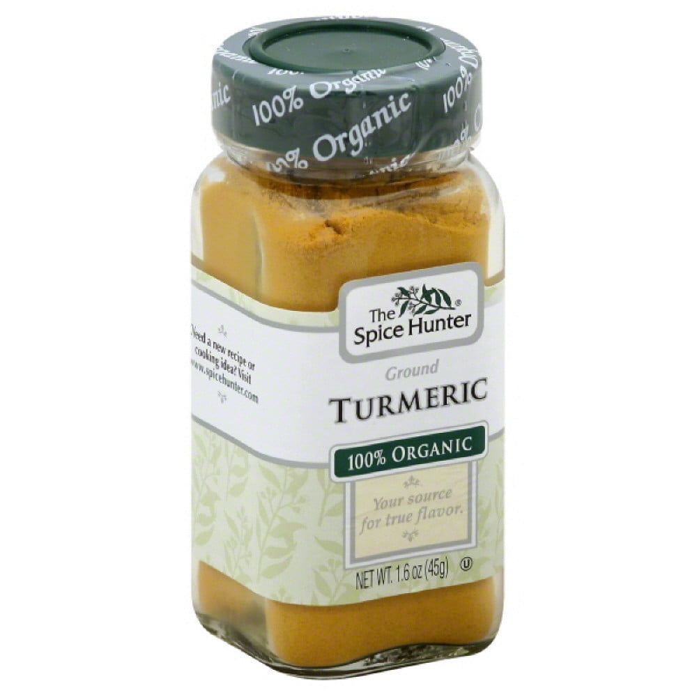 SPICE HUNTER 54030 1.6 oz. Organic Ground Herbs Turmeric